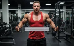 Vintage Fitness Expander mit 5 Stahlfedern – Trainingsgerät mit Handgriffen - Bild 3