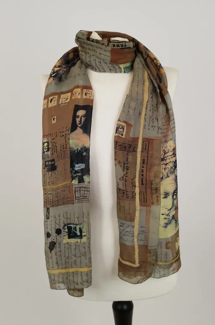 Moschino Schal mit historischem Motiv - Bild 4