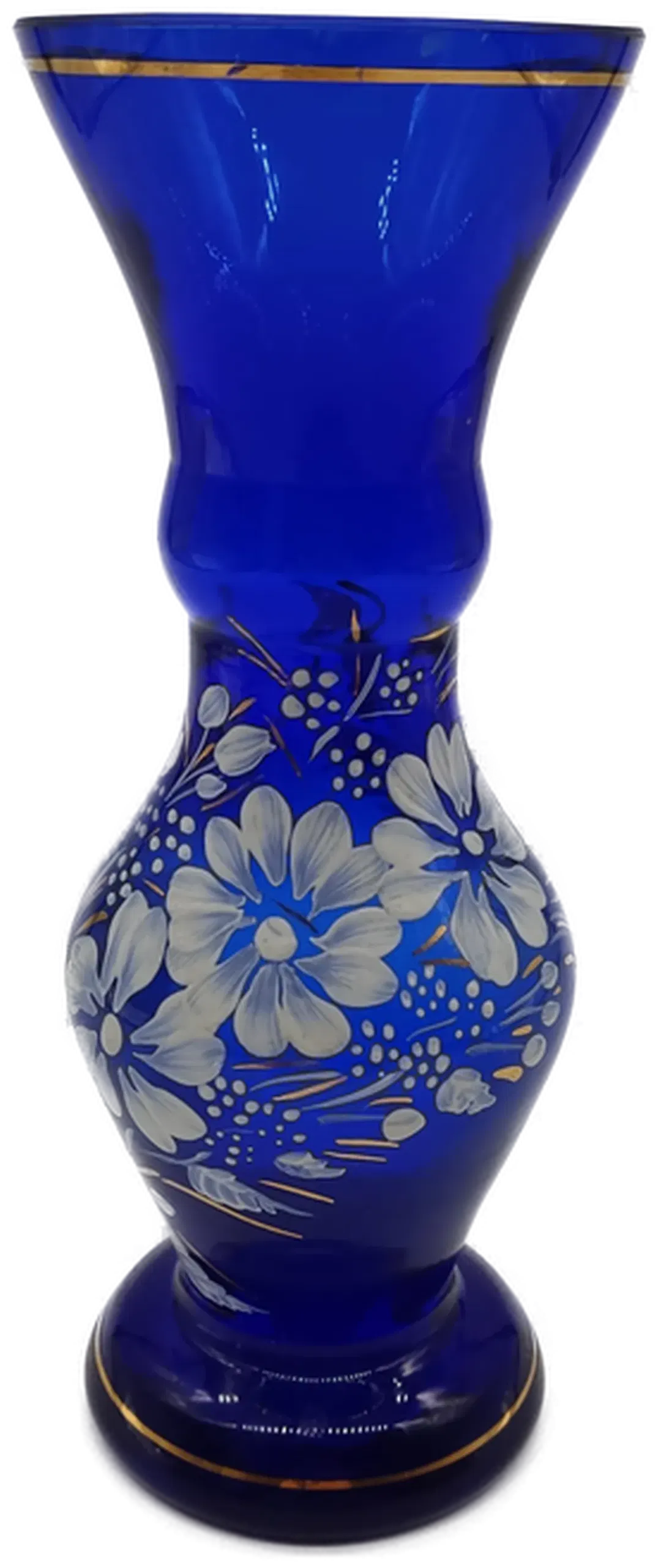 Blumenvase, blau - Bild 1