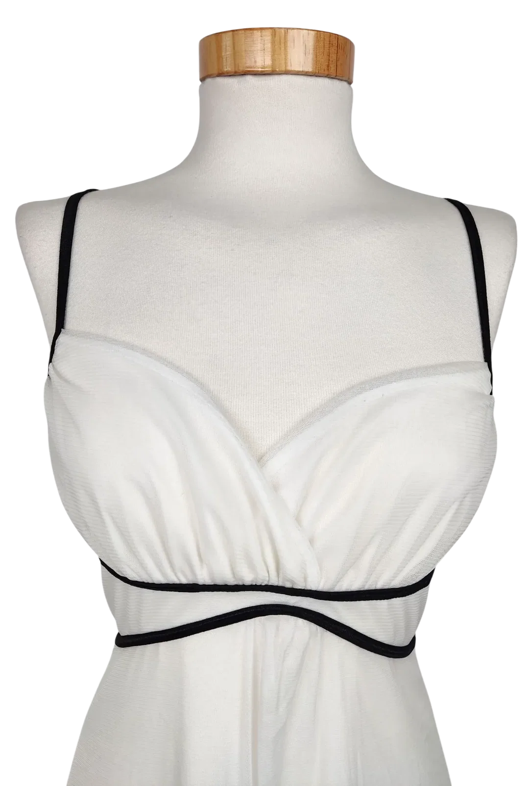 AMISU Damen Midikleid, weiß - Gr. S  – Bild 4
