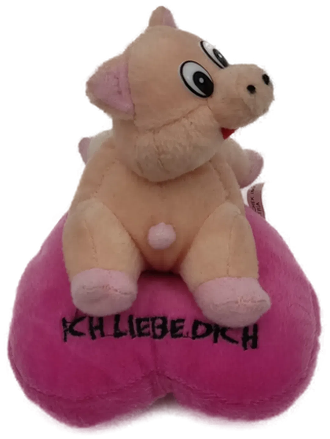 Schweinchen auf einem Herz 