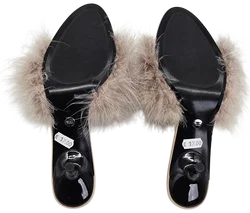 ZARA Damen Pantoletten, beige - Gr. 40 - Bild 7