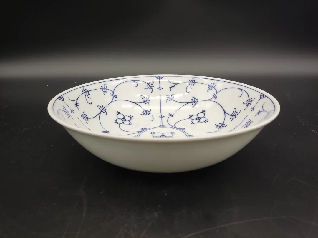 9 teiliges Service / Form Marienbad Ingres Weiss / Indisch Blau / Strohblume  – Bild 12