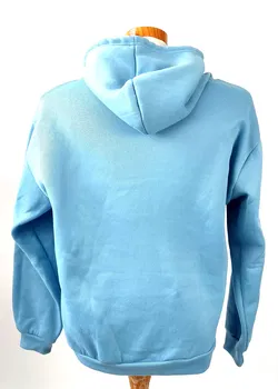 Shein Herren Kapuzensweater hellblau - Gr. L/EUR 50 - Bild 2