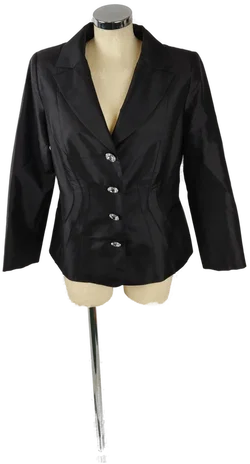 Eleganter Blazer Sarissa Silk Thailand Strass-Knöpfe | Abendlicher Glanz - Bild 12