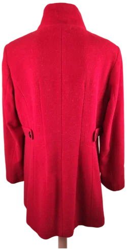 Damenmantel Gerry Weber Rot, Baumwolle | Zeitloser Klassiker – Vorschau 3