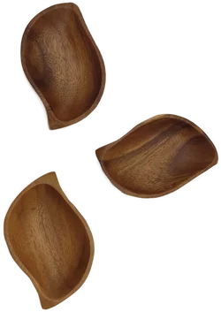 Philippinische Regenbaumholz (Monkeypod) Schalen 3er-Set | Tropisches Unikat – Vorschau 2
