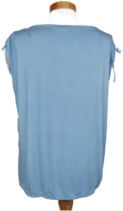 Comma Damen Shirt blau/grün/rosa geblümt - M/38 - Bild 2