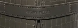 GERRY WEBER Handtasche grau – Kroko-Optik – Umhängetasche mit Schulterriemen - Bild 2