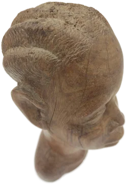 Handgeschnitzte afrikanische Holzbüste | Zeitloser Ethno-Charme – Vorschau 7
