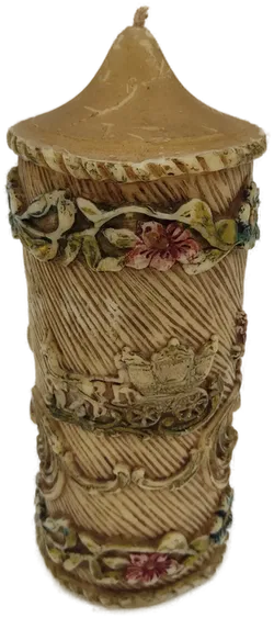 Swiss Musical Movement Hochzeitskerze mit Spieluhr Marche Nuptiale Mendelssohn - Bild 3