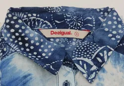 Desigual Damenbluse, blau-weiß - Gr. S - Bild 4
