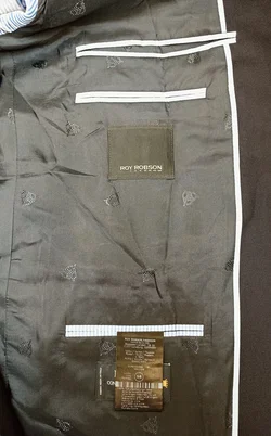 Roy Robson Herren Sakko dunkelblau Gr. 58 - Bild 3