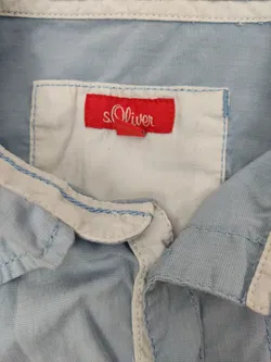 s.Oliver Kinder Hemd blau Gr. 140 - Bild 3