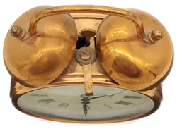 Mechanischer Wecker West Germany, goldfarben, Vintage - Bild 3