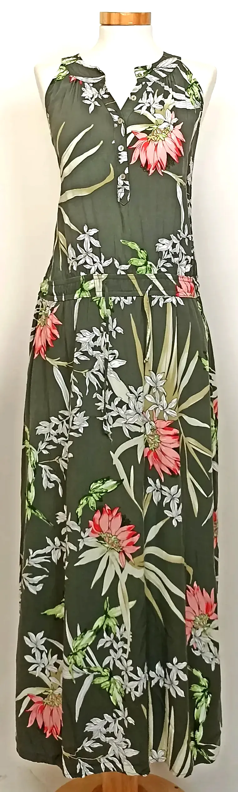 SA.HARA Midikleid mir floralem Muster Gr. 40 - Bild 4