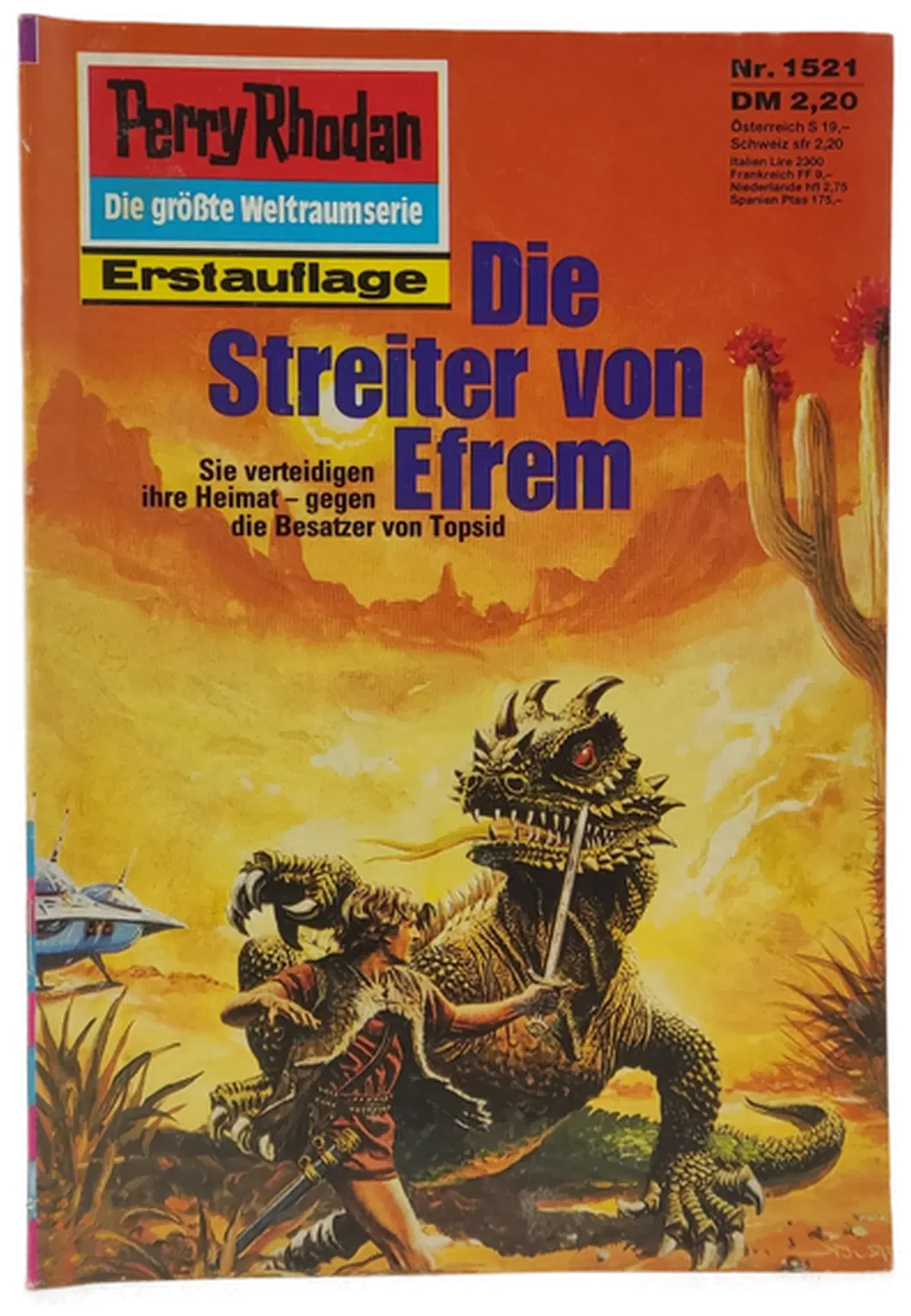 Romanheft Perry Rhodan Die Streiter von Efrem Erstauflage Nr. 1521 - Bild 1