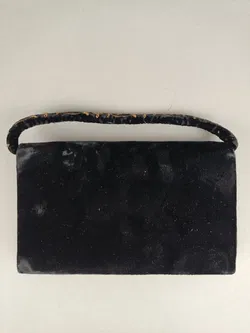 Abendtasche aus Samt mit Zardozi Stickerei - Bild 2