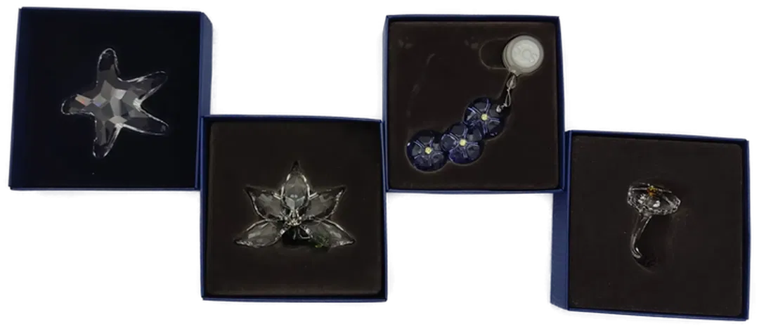 Swarovski Dekorationsset 4 Stück - Bild 1