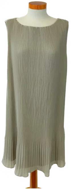 H&M Damenkleid sandgrün - L - Bild 1