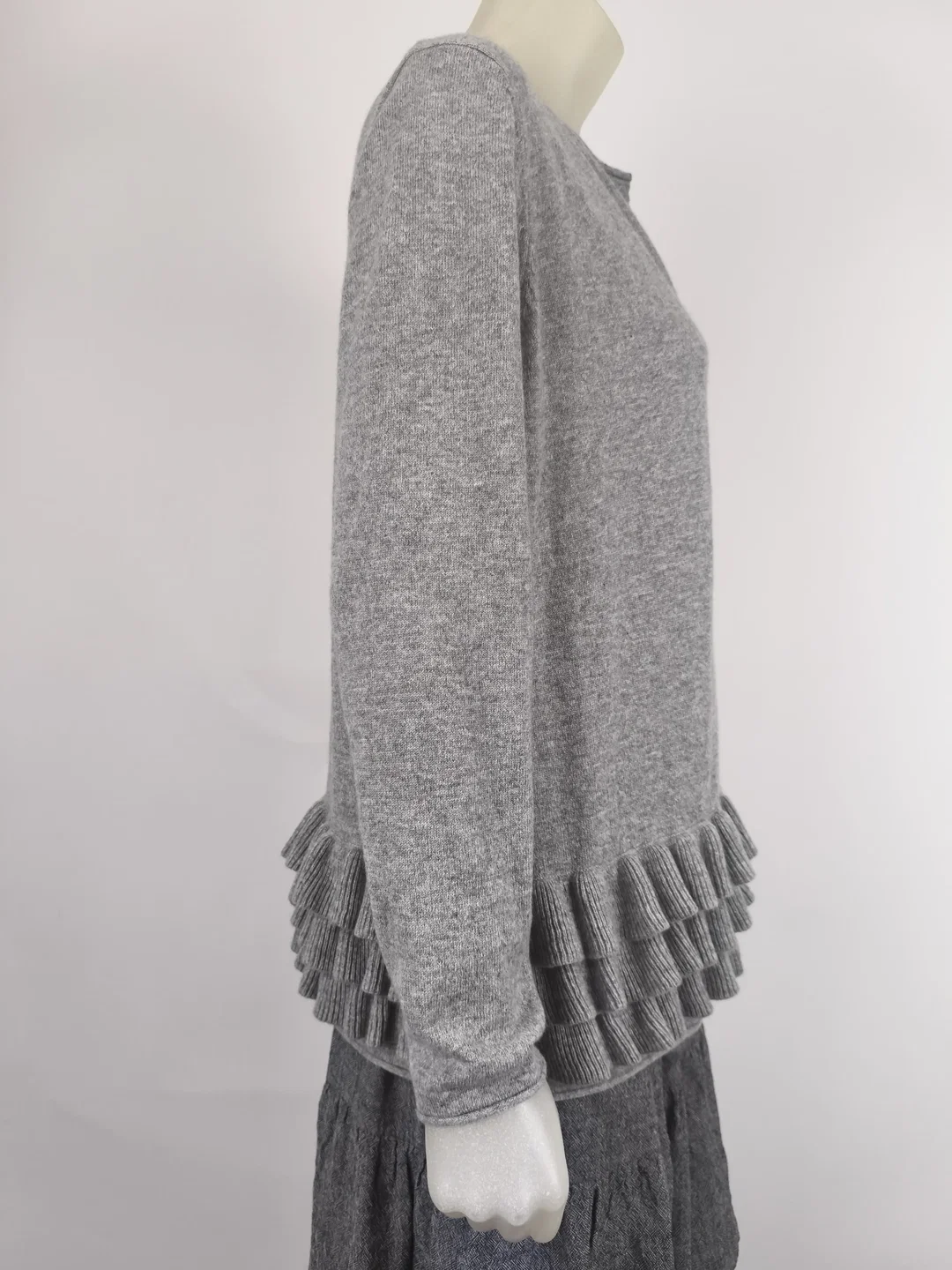 Madeleine, Strickweste Damen, Gr. 44/46, Kaschmir – Bild 2