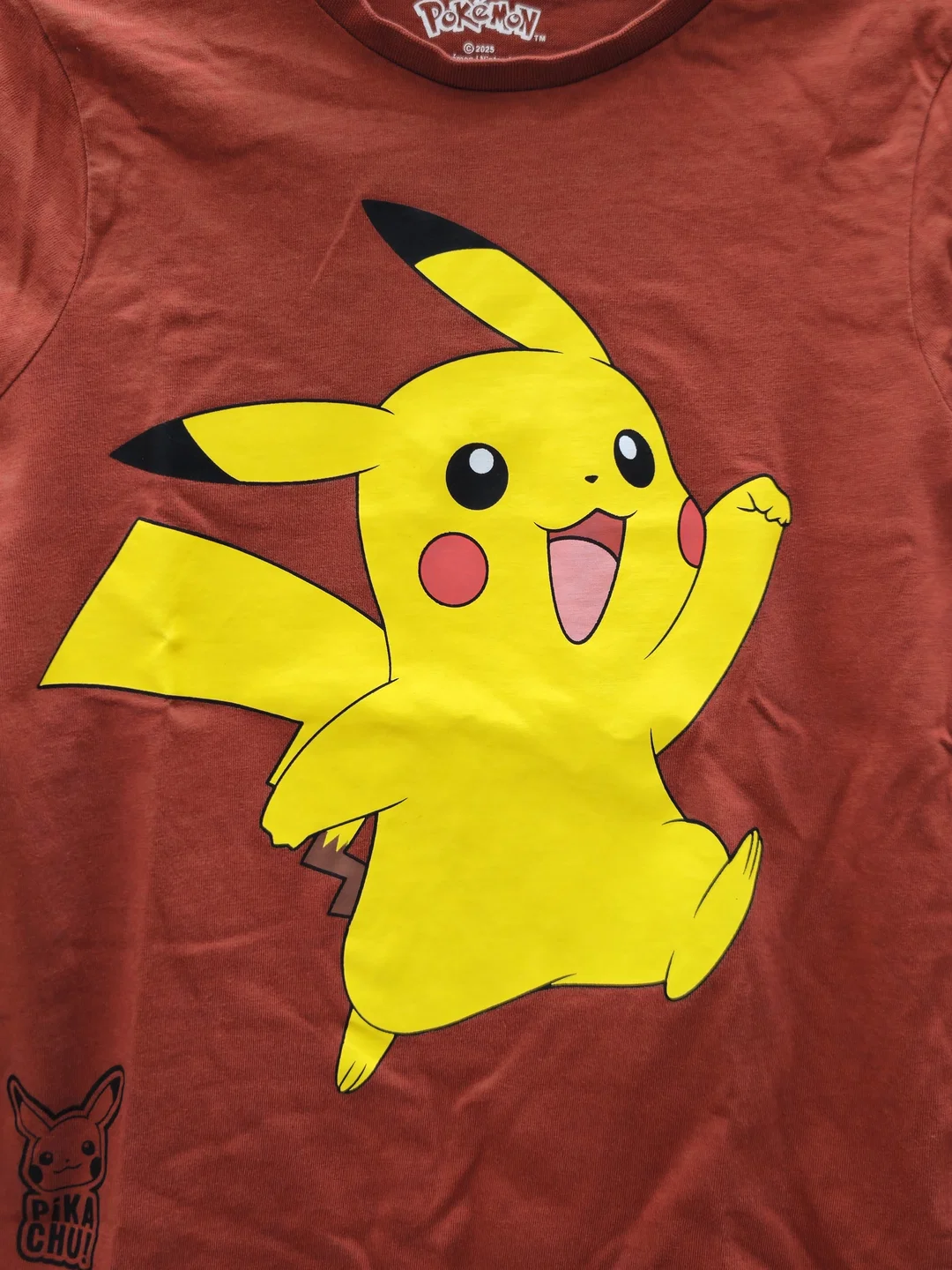 C&A Kinder Langarmshirt mit Pokemonaufdruck, rot - Gr. 128 – Bild 3
