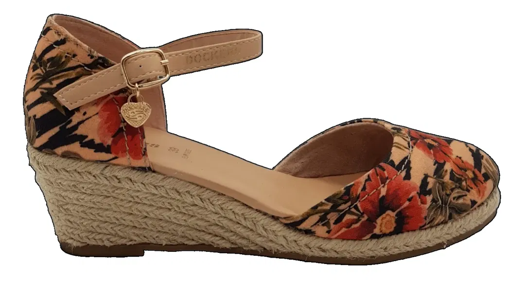 Dockers Damen Riemchen Keilpumps, multicolor - Gr. EU 39 - Bild 4