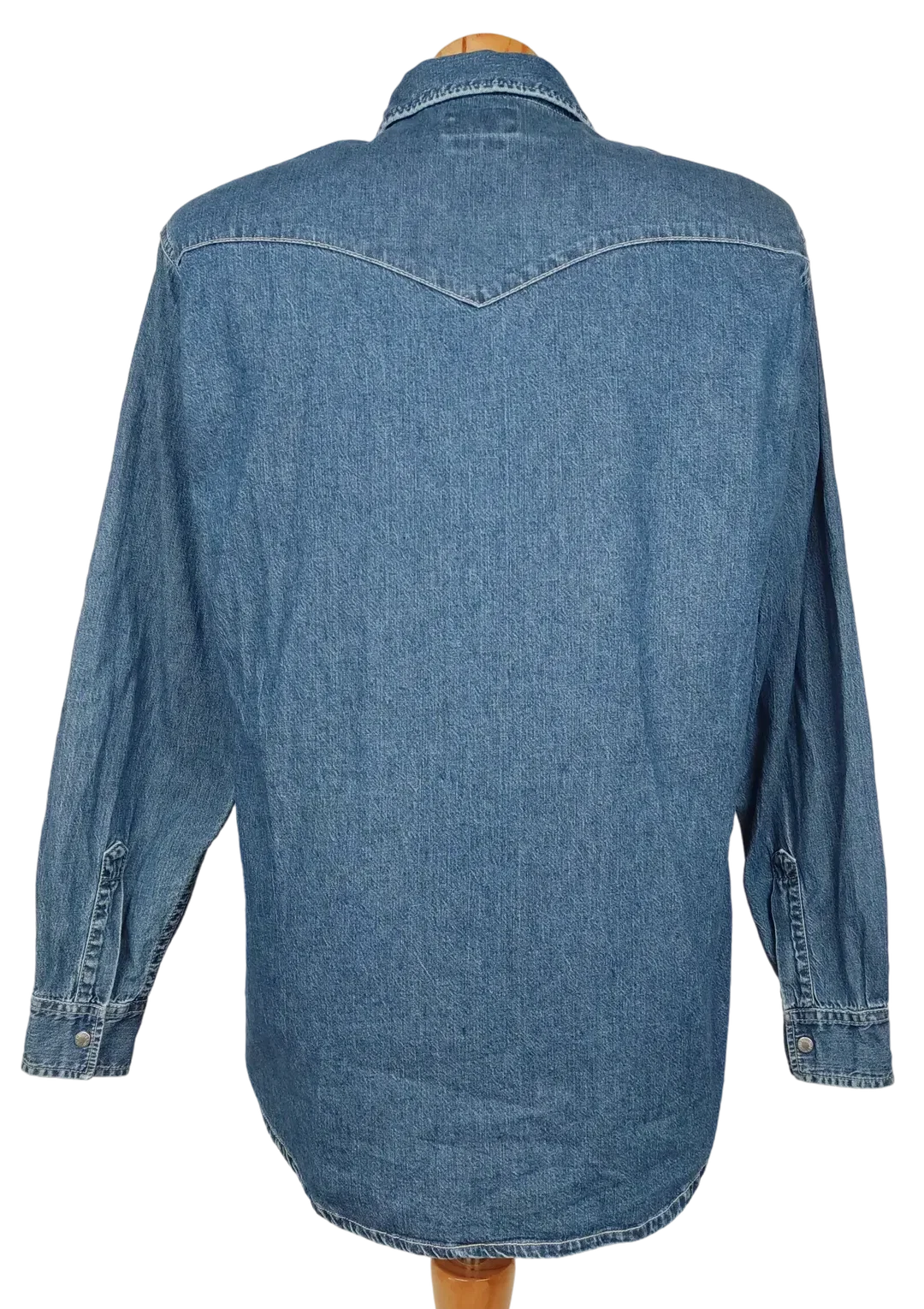 Mustang Jeans Herren Hemd, blau - Gr. M  – Bild 2