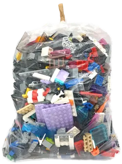 1,5 Kilo Lego Steine gemischt - Bild 2