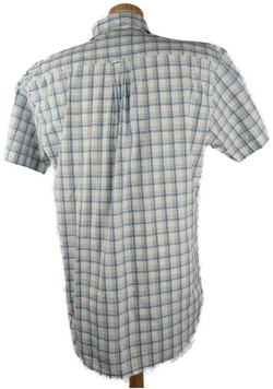 Tom Tailor Herrenhemd kurzarm kariert blau - L/50 - Bild 2