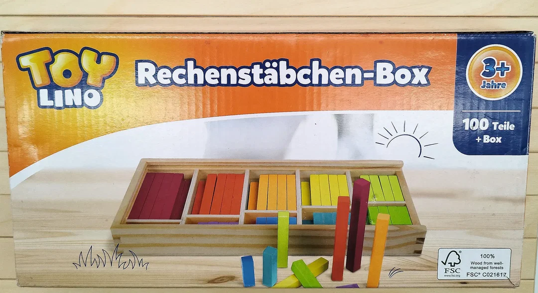 Rechenstäbchen Toylino Holz | Spielend Zahlen Entdecken - Bild 1