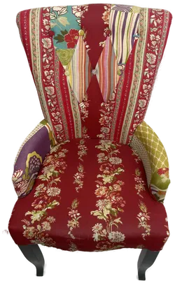 Kare Design - Ohrensessel Patchwork Red - Bild 8