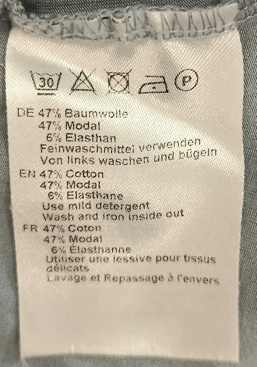 Hallhuber Damenshirt blau Gr. XL – Bild 4