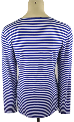 Street One Langarmshirt Blau-Weiß Gestreift | Casual-Klassiker – Vorschau 2