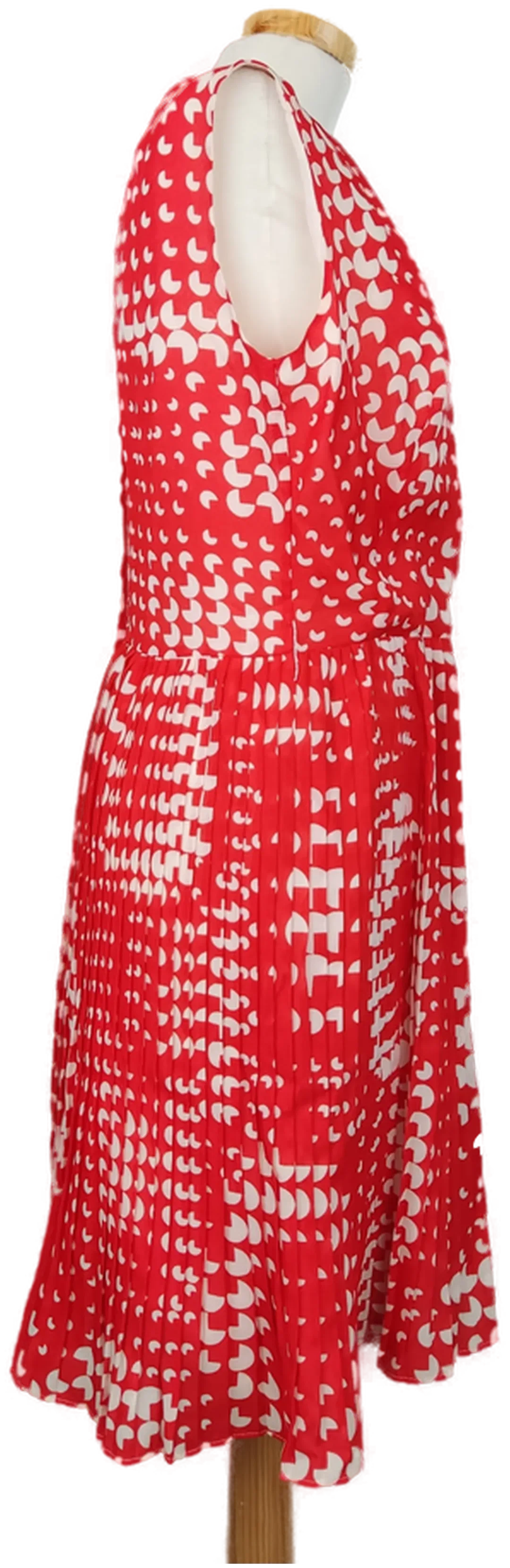 Retro Kleid rot/weiß gemustert - L/40 – Bild 2