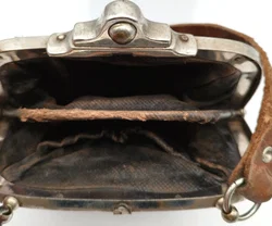 Vintage Schaffnertasche Leder | Einmaliges Unikat - Bild 4