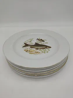 Vintage Fischteller - 6 Stück - Bild 13