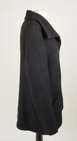 Mantel mit Innentaschen und Zusatzknöpfe - Gr. 44 / 100% Schurwolle - Bild 2