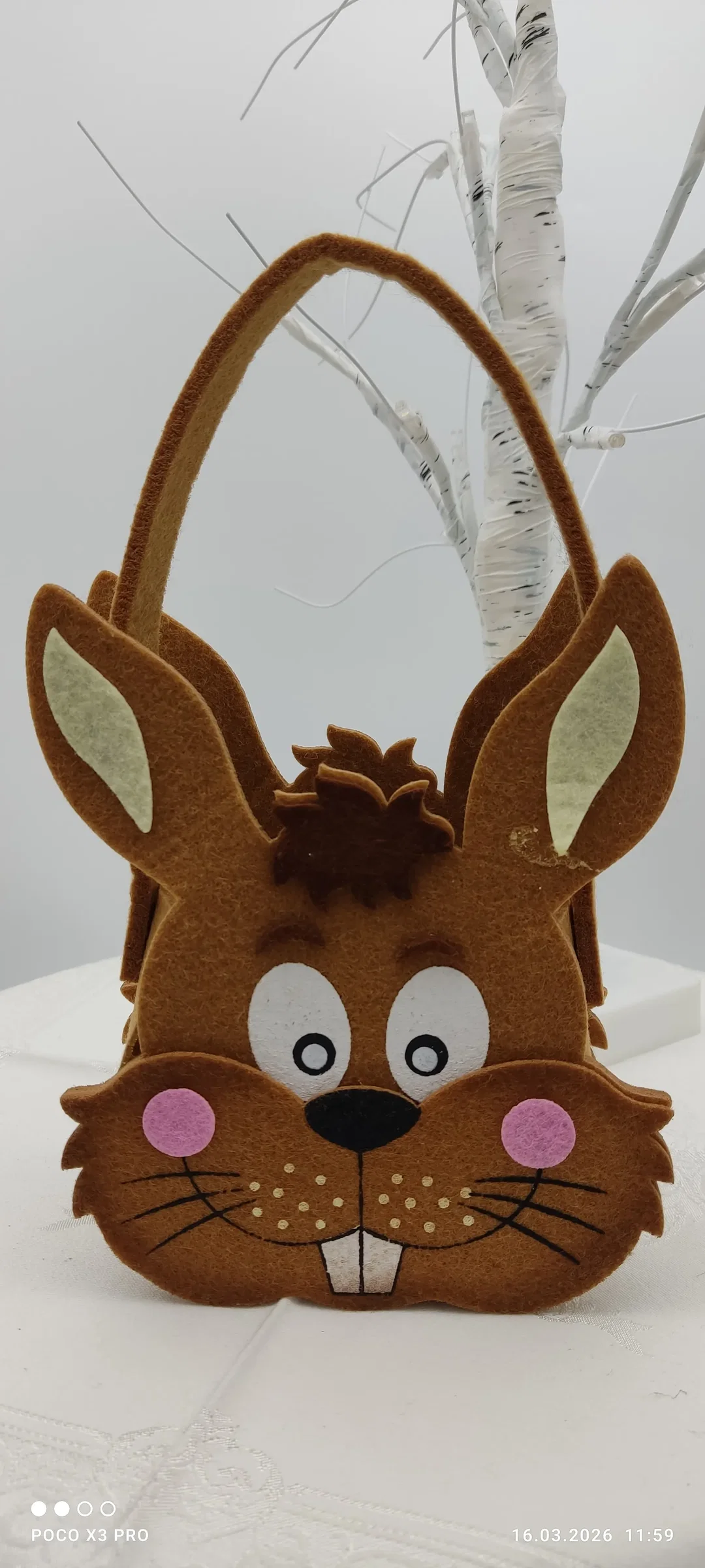 Filz-Körbchen Hase | Oster-Schatz - Bild 1