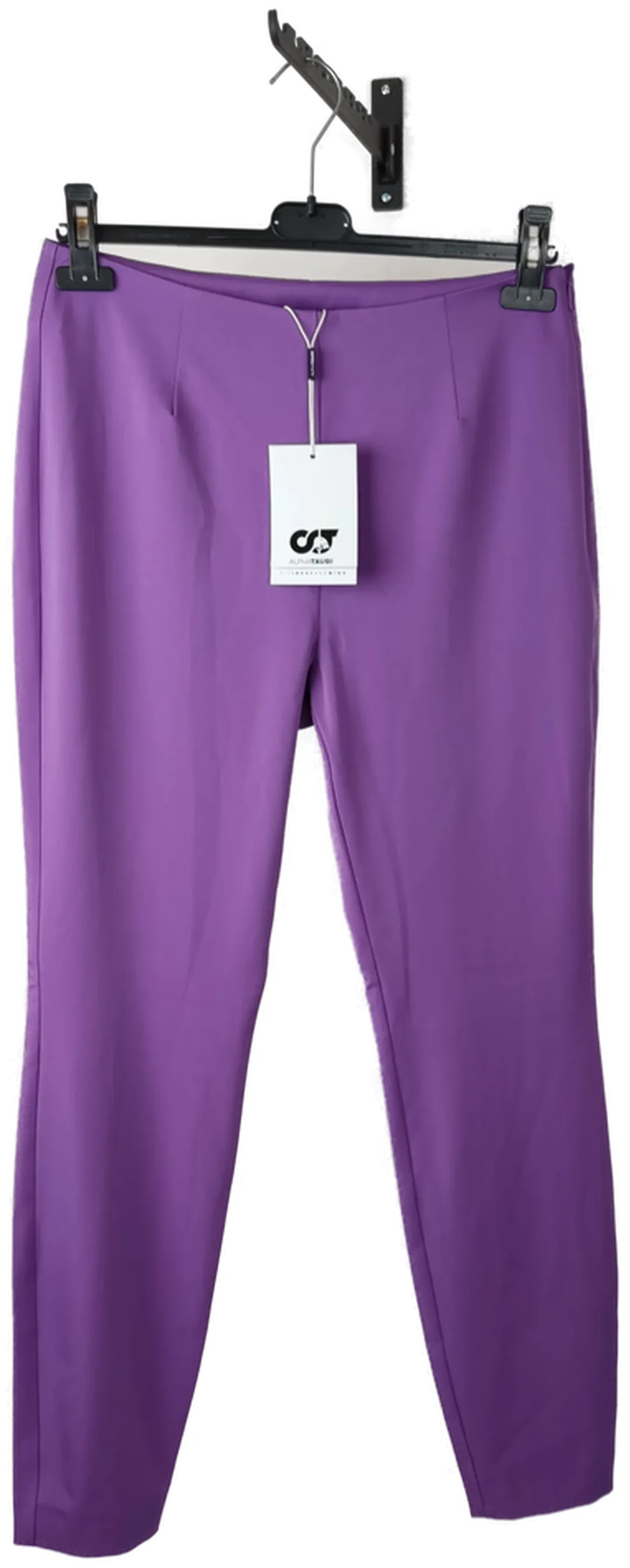 AlphaTauri Slim Fit Stretch Damen Hose lila neu - L/40 - Bild 1
