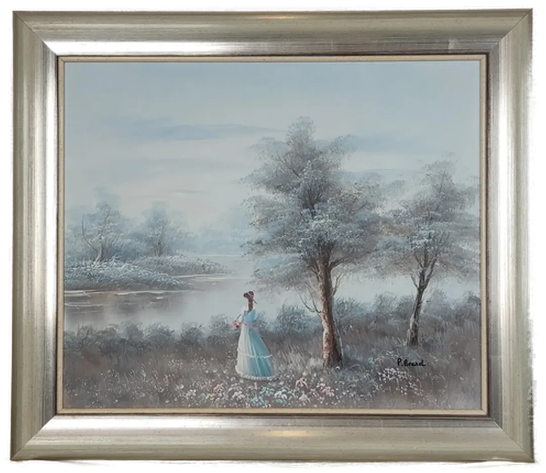 Ölgemälde Leinwand Silberrahmen | Einmaliges Unikat - Bild 4