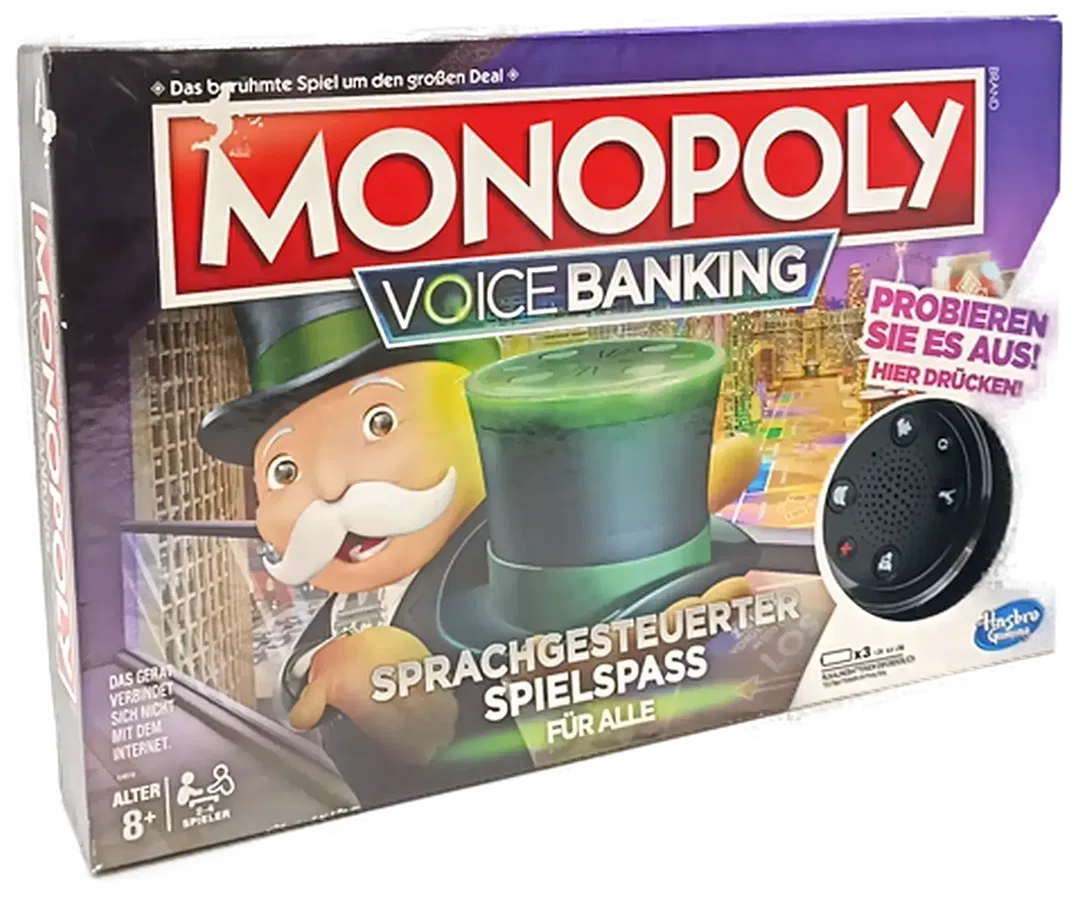 Hasbro Monopoly Voice Banking Brettspiel - Bild 1