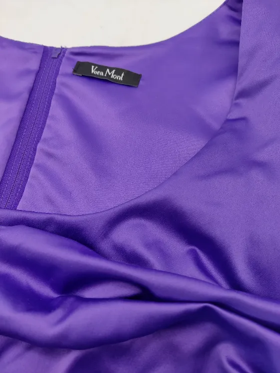 Vera Mont Damen Cocktailkleid, violett  - Gr. L – Bild 4