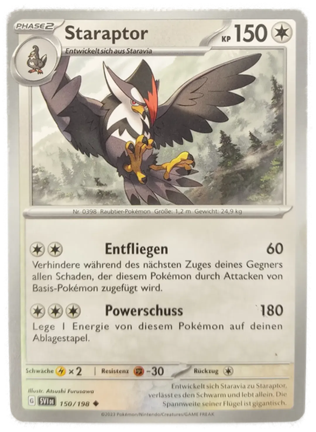Pokémon Sammelkarte Phase2 Staraptor - Bild 4