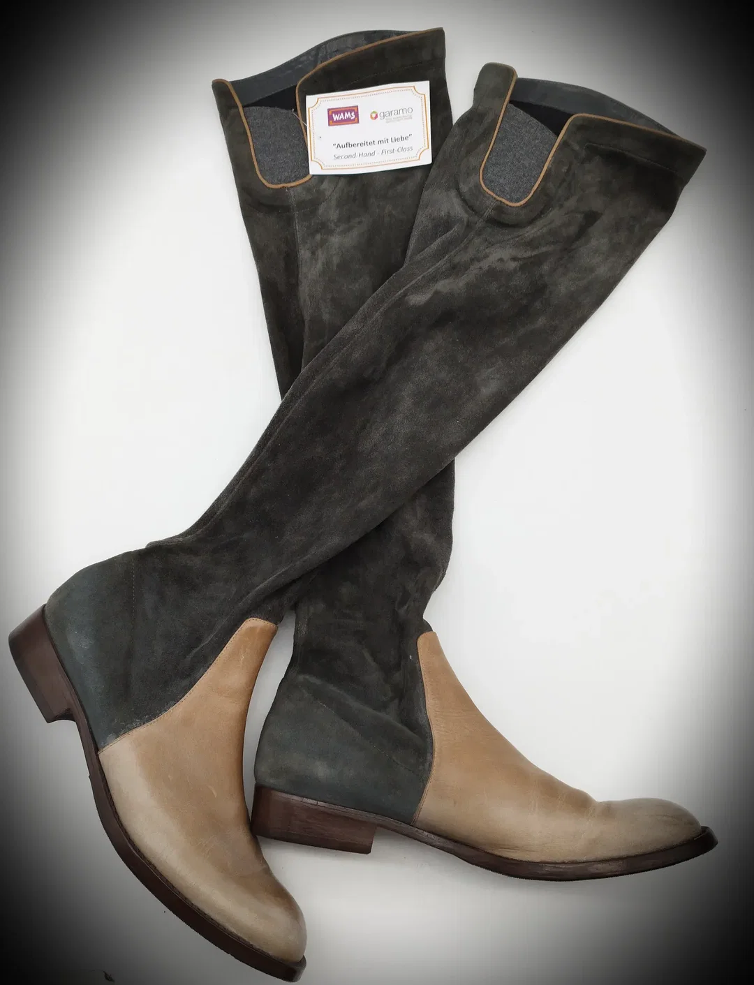 Overknee-Stiefel Brunello Cucinelli Leder Gr. 41,5 - neu besohlt  - Bild 4