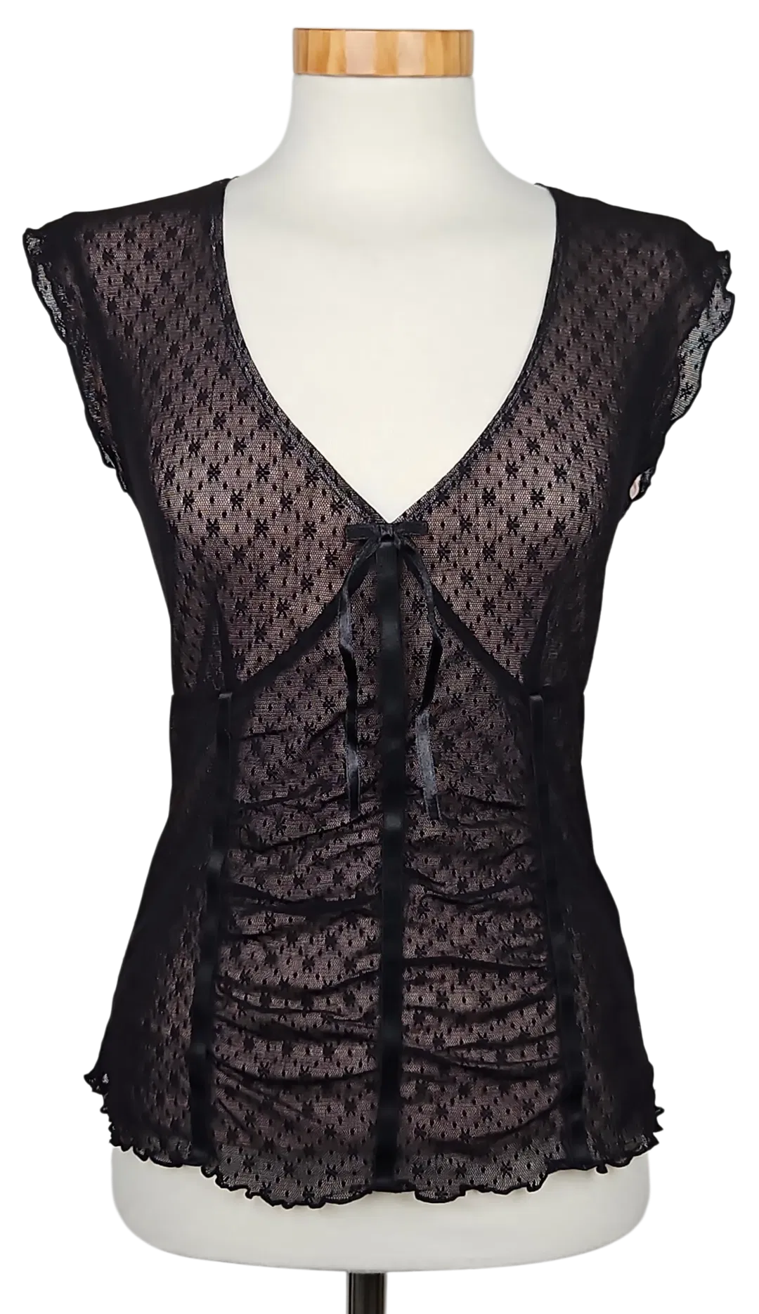 Mexx Damen Top, schwarz - Gr. S  - Bild 4