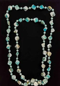 Muschel-Perlen Halskette - Bild 2