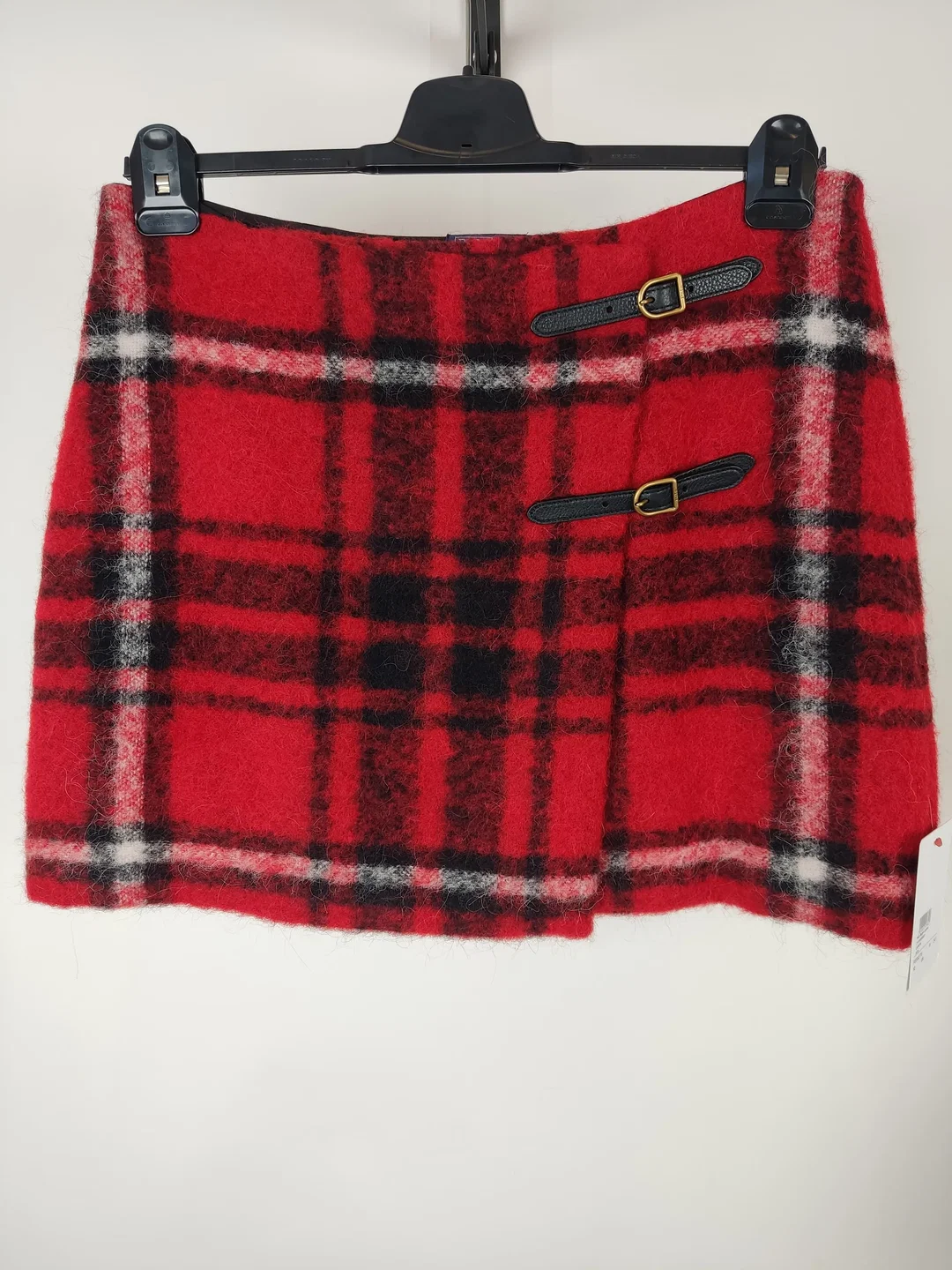 Ralph Lauren Wickelrock mit Lederbesatz Größe 46, Bundweite 90 cm, Länge 42 cm - Bild 4