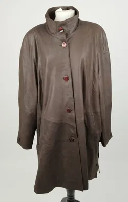 BY PIERO Leathers Mantel - Gr. 44 / 100% Leder, Futter 100% Polyester - Bild 1