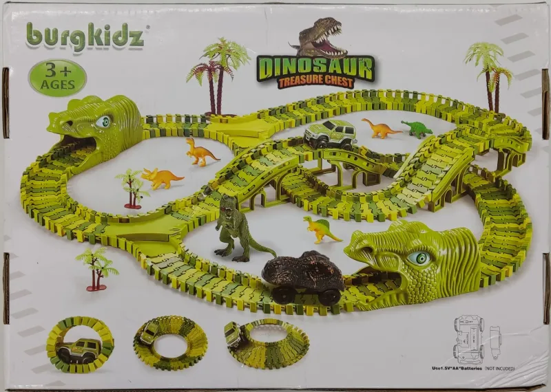burgkidz Dinosaur Treasure Chest - Dinosaurier Spielzeugfahrzeug – Bild 2